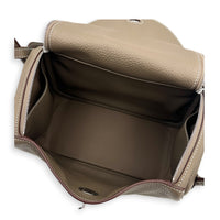 Lindy 26 Etoupe Shoulder Bag in Clemence, Palladium hardware