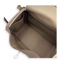 Lindy 26 Etoupe Shoulder Bag in Clemence, Palladium hardware