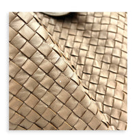 Intrecciato Ebano Tote Bag in Intrecciato Leather, Gunmetal hardware