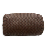Intrecciato Ebano Tote Bag in Intrecciato Leather, Gunmetal hardware