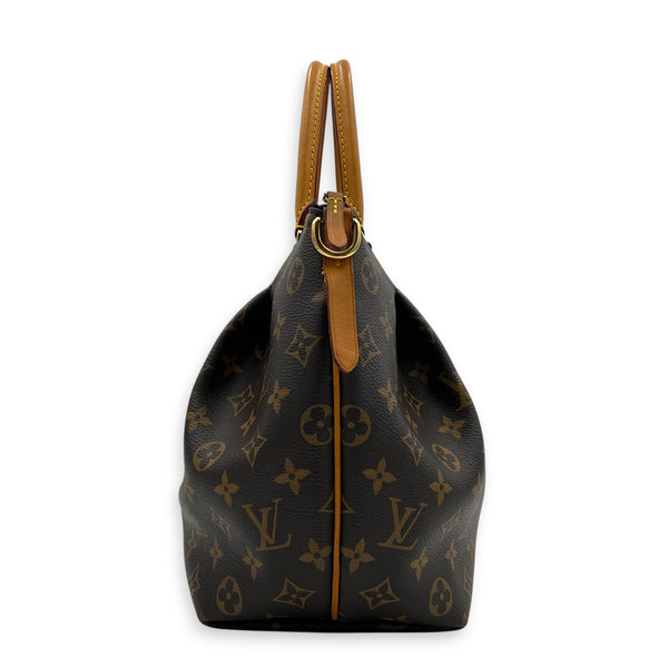 Turenne Shoulder Bag MM Monogram in Monogram Coated Canvas, Gold hardware
