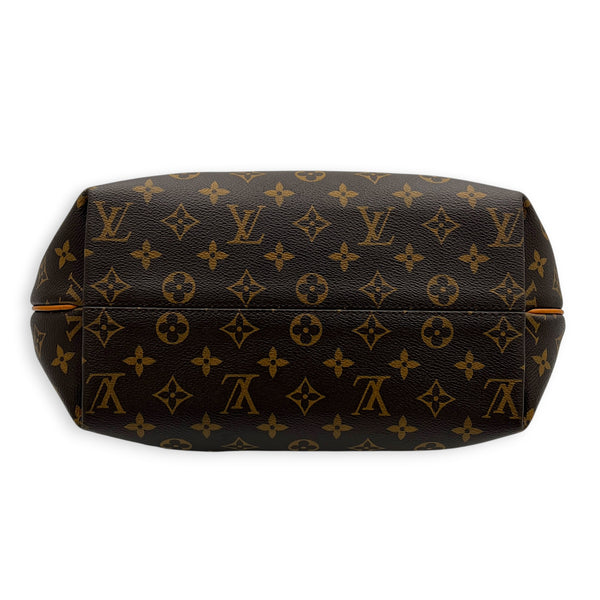 Turenne Shoulder Bag MM Monogram in Monogram Coated Canvas, Gold hardware