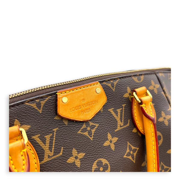 Turenne Shoulder Bag MM Monogram in Monogram Coated Canvas, Gold hardware