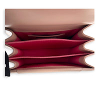 Serpenti Forever Top Handle Bag Pink in Calfskin, Gold hardware