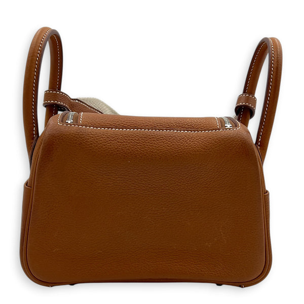Lindy II Mini Fauve in Barenia Faubourg, Palladium hardware
