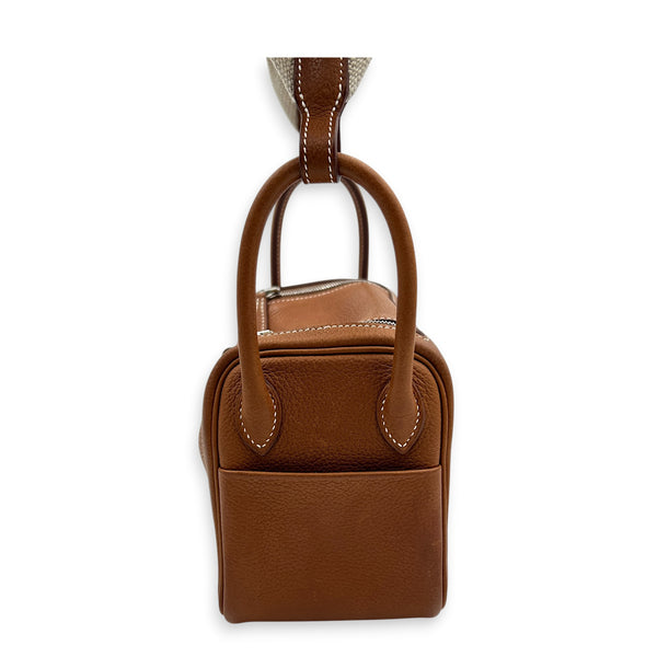 Lindy II Mini Fauve in Barenia Faubourg, Palladium hardware