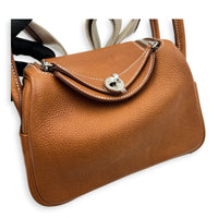 Lindy II Mini Fauve in Barenia Faubourg, Palladium hardware