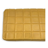 Chocolate Bar Beige Shoulder Bag in Lambskin, Gold hardware