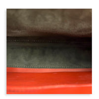 Dotcom  Top Handle Bag Red in Calfskin, Silver hardware