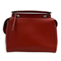 Dotcom  Top Handle Bag Red in Calfskin, Silver hardware