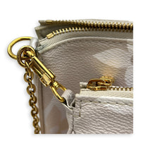 Multi-Pochette Accessoires Crossbody Bag Multi-colour in Coated Canvas, Gold hardware