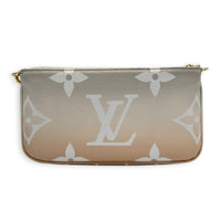 Multi-Pochette Accessoires Crossbody Bag Multi-colour in Coated Canvas, Gold hardware