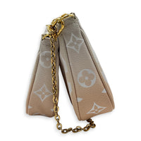 Multi-Pochette Accessoires Crossbody Bag Multi-colour in Coated Canvas, Gold hardware
