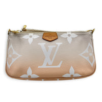Multi-Pochette Accessoires Crossbody Bag Multi-colour in Coated Canvas, Gold hardware
