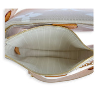 Multi-Pochette Accessoires Crossbody Bag Multi-colour in Coated Canvas, Gold hardware