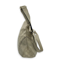 Guccissima Shoulder Bag Beige in Calfskin, Gold hardware