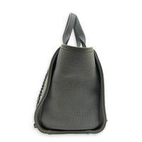 Deauville Top Handle Bag Blue in Canvas
