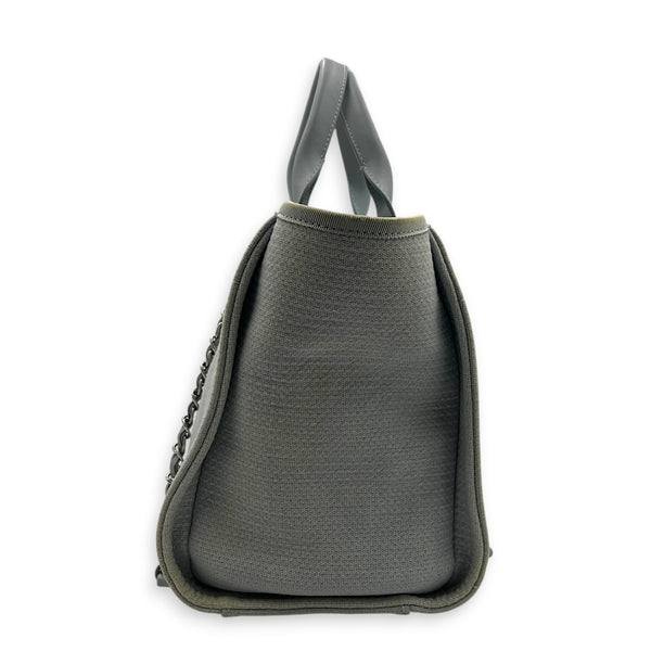 Deauville Top Handle Bag Blue in Canvas