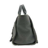 Deauville Top Handle Bag Blue in Canvas