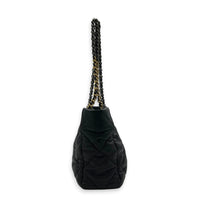 C19 Black Tote Bag in Lambskin, Mixed hardware