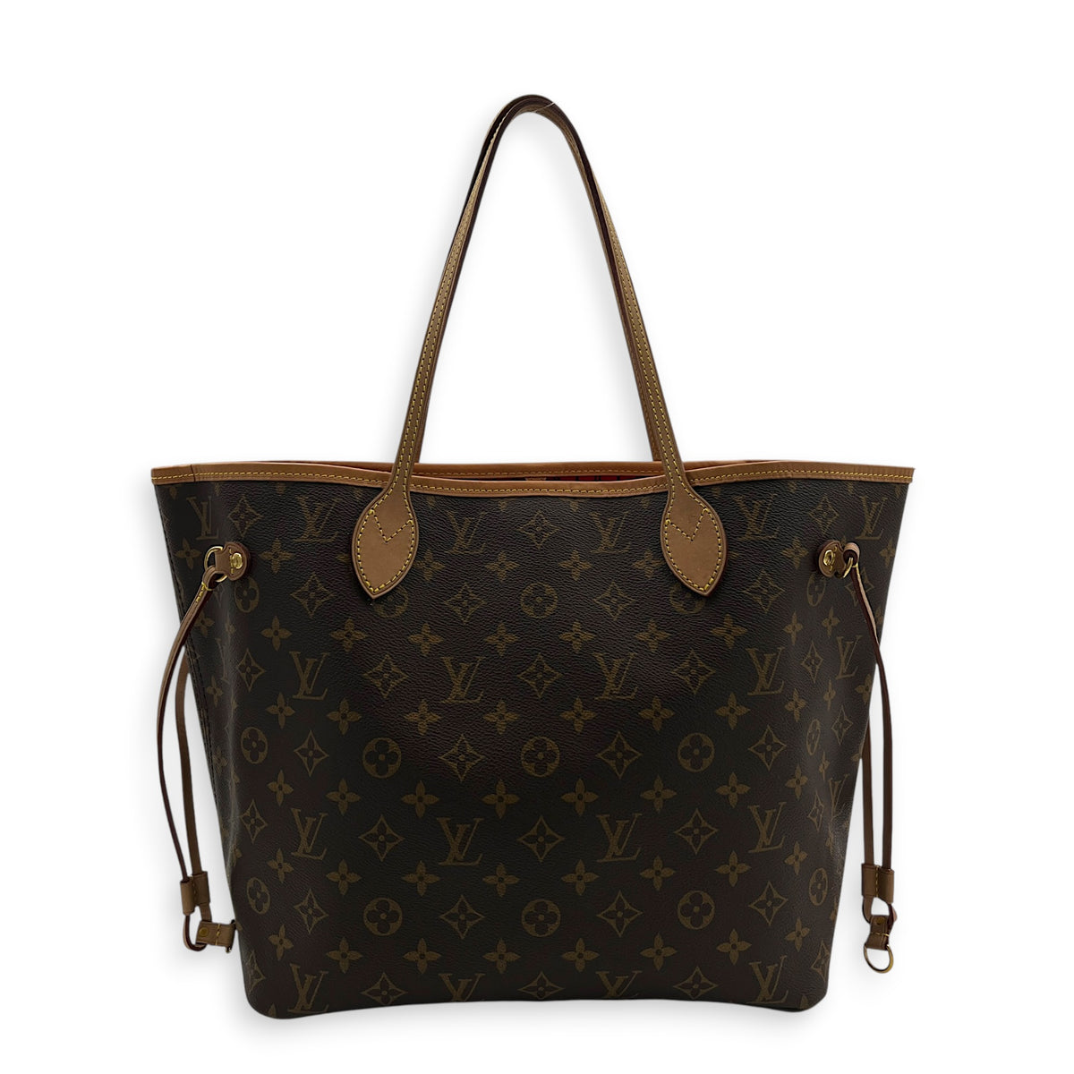 Neverfull Tote Bag GM Monogram in Monogram Coated Canvas, Gold hardware