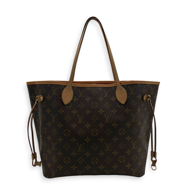 Neverfull Tote Bag GM Monogram in Monogram Coated Canvas, Gold hardware