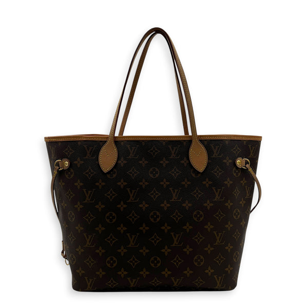 Neverfull Tote Bag GM Monogram in Monogram Coated Canvas, Gold hardware