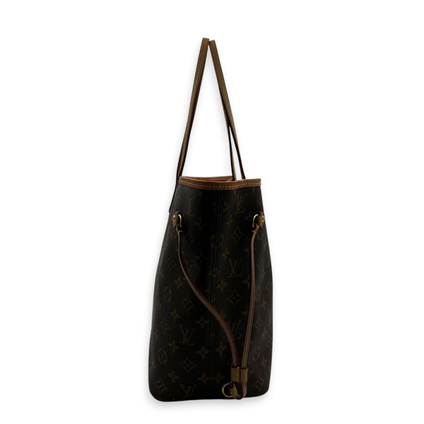 Neverfull Tote Bag GM Monogram in Monogram Coated Canvas, Gold hardware