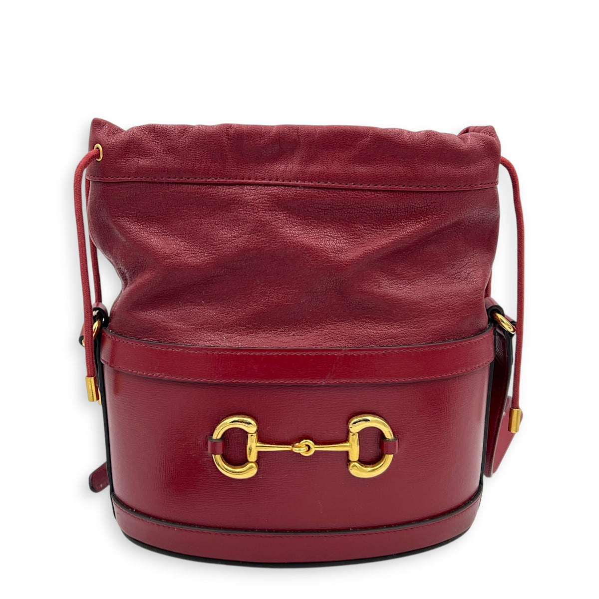 Horsebit 1955 Crossbody Bag Red in Calfskin