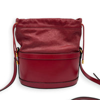 Horsebit 1955 Crossbody Bag Red in Calfskin