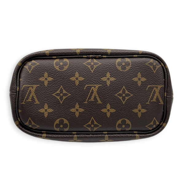 Neverfull Inside Out Tote Bag BB Brown & Black in Monogram Coated Canvas, Gold hardware