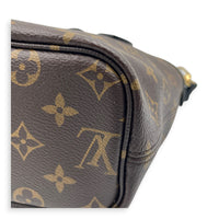 Neverfull Inside Out Tote Bag BB Brown & Black in Monogram Coated Canvas, Gold hardware