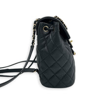 Urban Spirit Backpack Black in Caviar Leather, Gold hardware