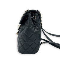 Urban Spirit Backpack Black in Caviar Leather, Gold hardware
