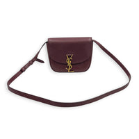 Kaia Red Crossbody Bag in Calfskin, Gold hardware