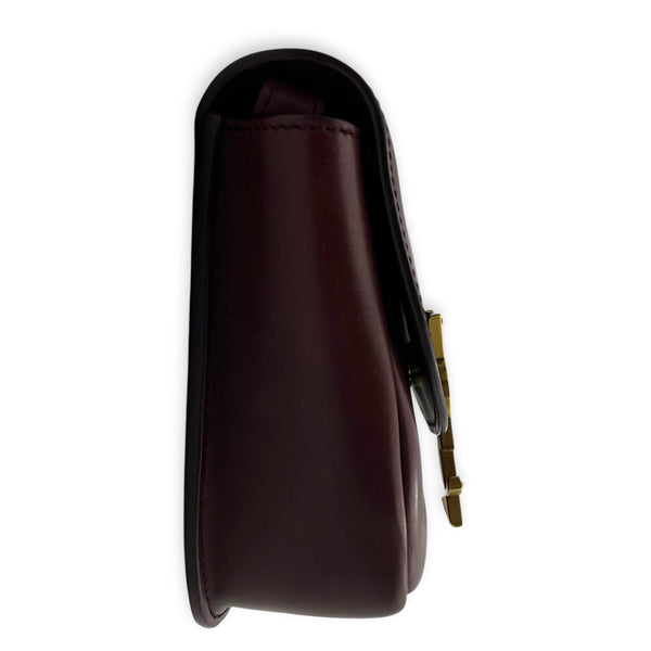 Kaia Red Crossbody Bag in Calfskin, Gold hardware