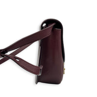 Kaia Red Crossbody Bag in Calfskin, Gold hardware