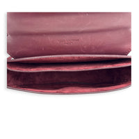 Kaia Red Crossbody Bag in Calfskin, Gold hardware