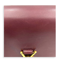 Kaia Red Crossbody Bag in Calfskin, Gold hardware
