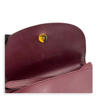 Kaia Red Crossbody Bag in Calfskin, Gold hardware