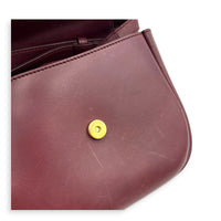 Kaia Red Crossbody Bag in Calfskin, Gold hardware
