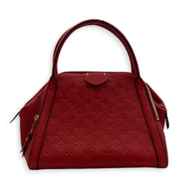 Marais Top Handle Bag Red in Empreinte Leather, Gold hardware