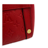 Marais Top Handle Bag Red in Empreinte Leather, Gold hardware