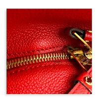 Marais Top Handle Bag Red in Empreinte Leather, Gold hardware