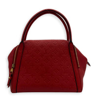 Marais Top Handle Bag Red in Empreinte Leather, Gold hardware