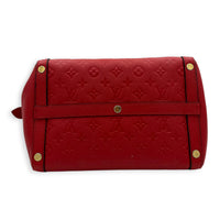 Marais Top Handle Bag Red in Empreinte Leather, Gold hardware