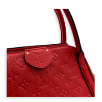Marais Top Handle Bag Red in Empreinte Leather, Gold hardware
