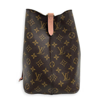 NeoNoe Bucket Bag MM Brown in Monogram Coated Canvas, Gold hardware
