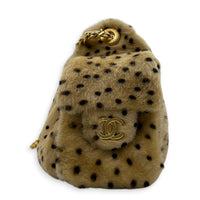 C25 Métiers d’art 2026 Mini Beige Shoulder Bag in Pony Hair, Gold hardware