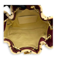 C25 Métiers d’art 2026 Mini Beige Shoulder Bag in Pony Hair, Gold hardware